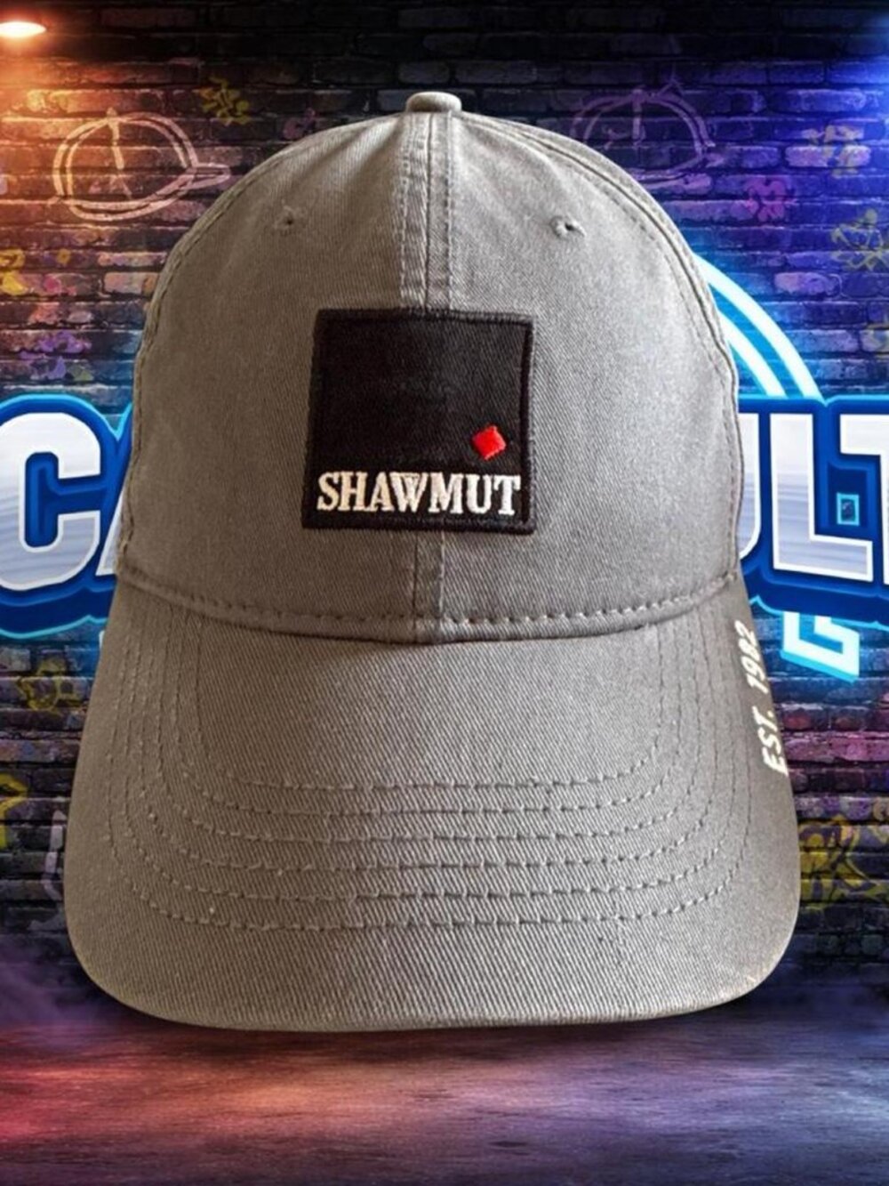 SHAWMUT Dad Cap, Unisex, One Size, Grey